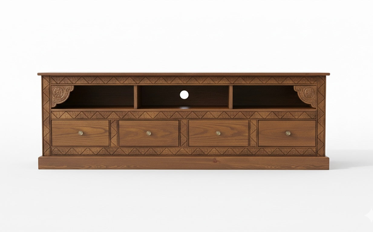 Handmade Arabesque TV Unit
