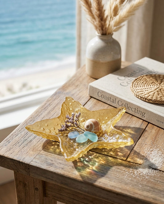 Handcrafted Artisanal Starfish Decorative Dish
