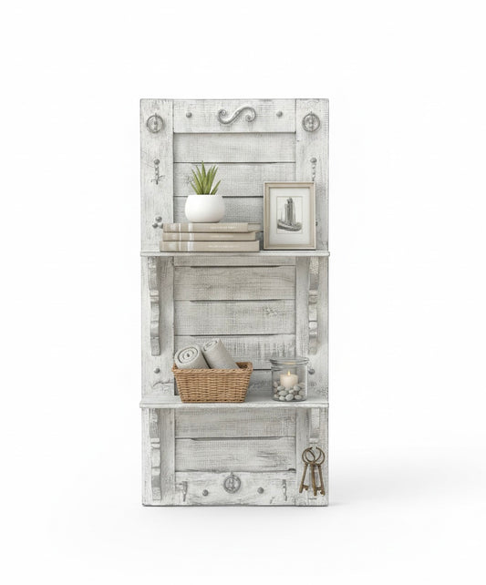 Rustic Charm Wall Organizer