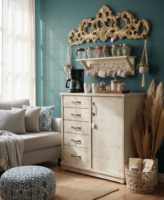Shabby Chic Coffee Station