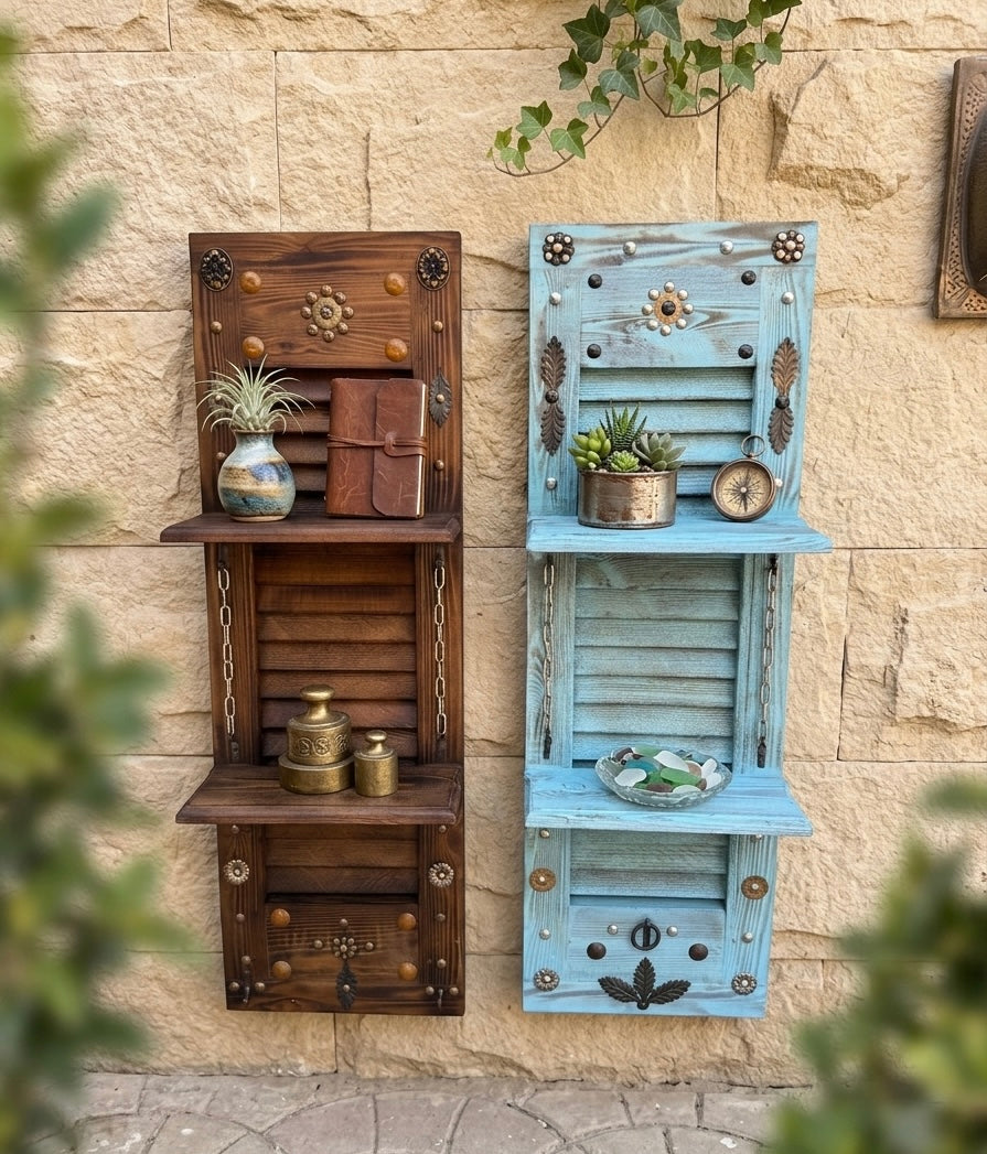 Aura Shutter Wall Shelves