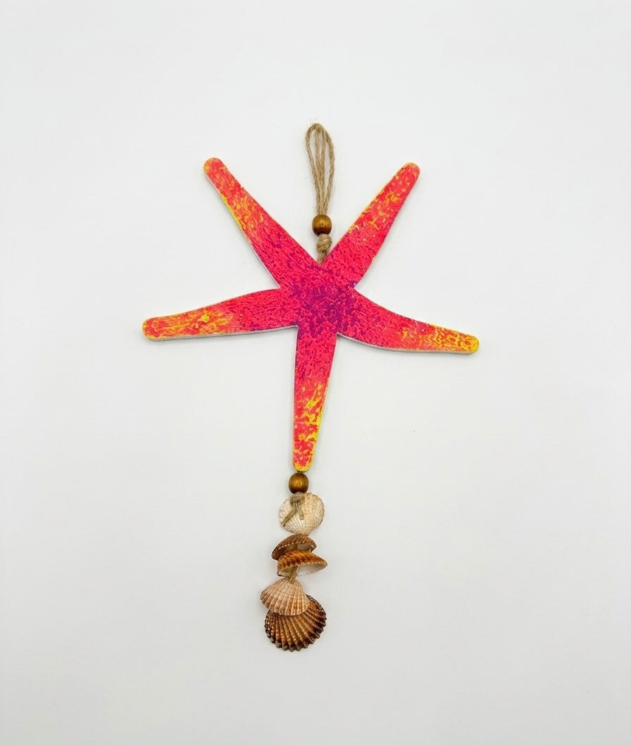 Starfish & Seashell Wall Hanging