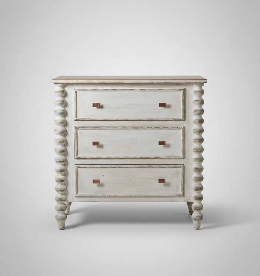 Vintage Spindle-Leg Dresser