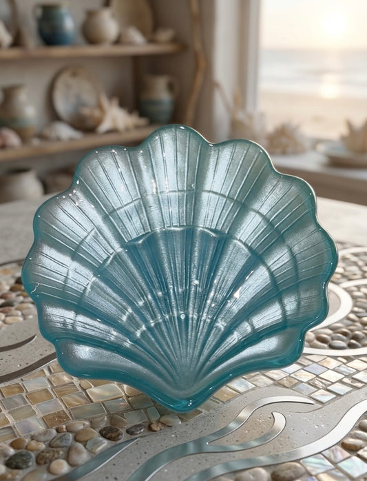 Iridescent Shell Trinket Dish