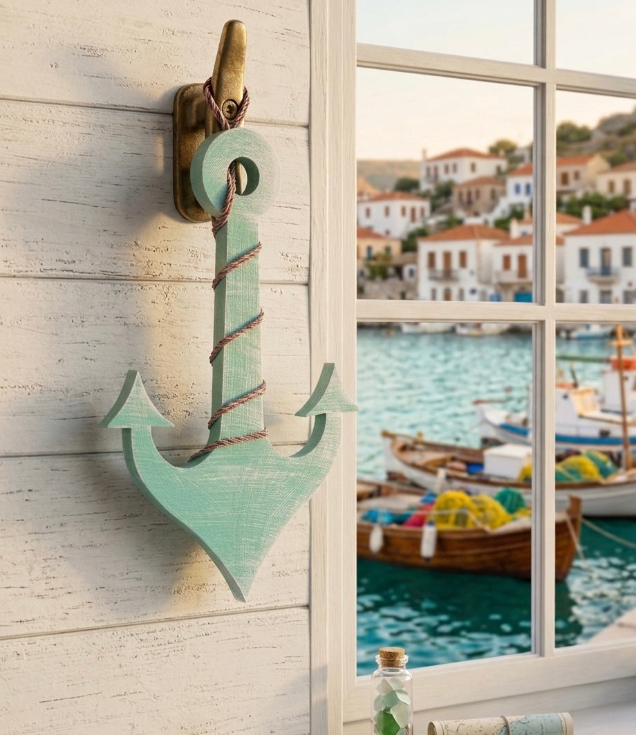Rustic Nautical Anchor Wall Decor