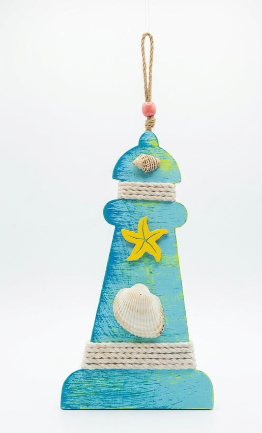 Handcrafted Wooden Lighthouse Wall Art