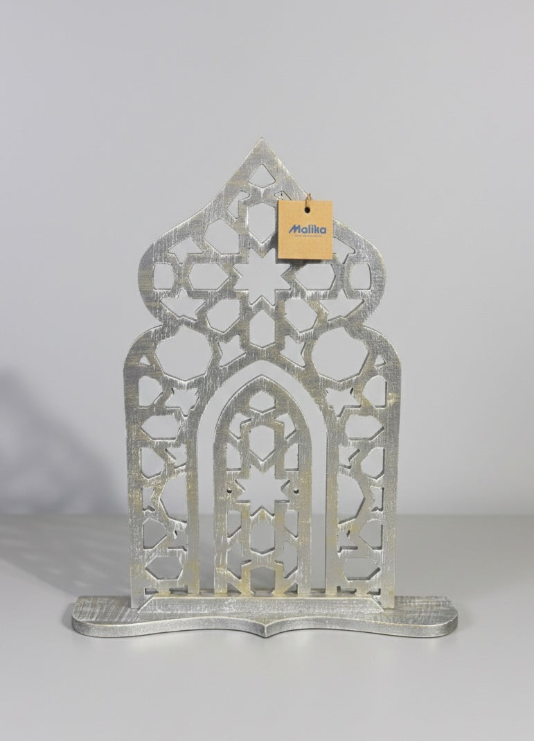 Arabesque Elegance Wooden Arch