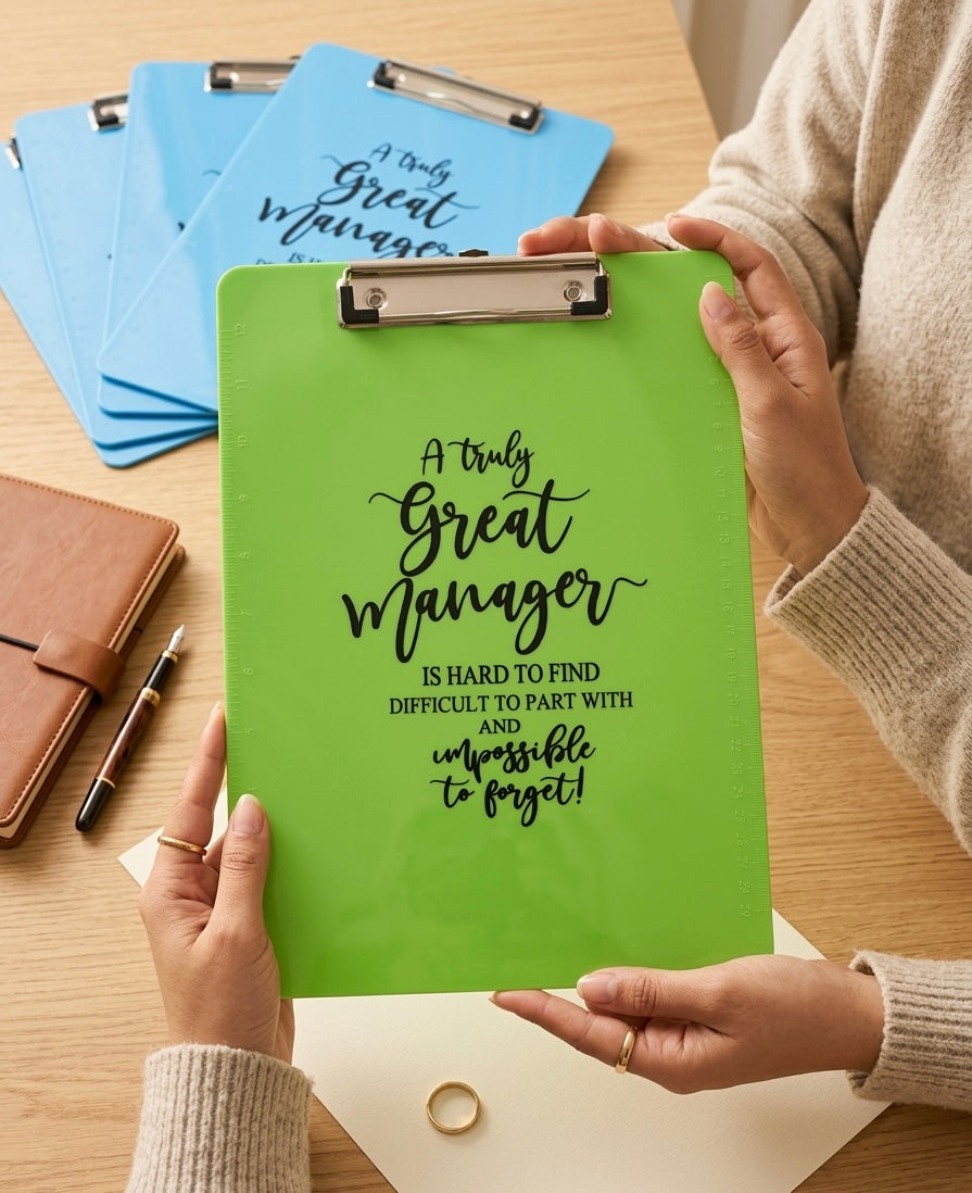 Acrylic Clipboards – Designs for Coaches, Managers, and Aunts