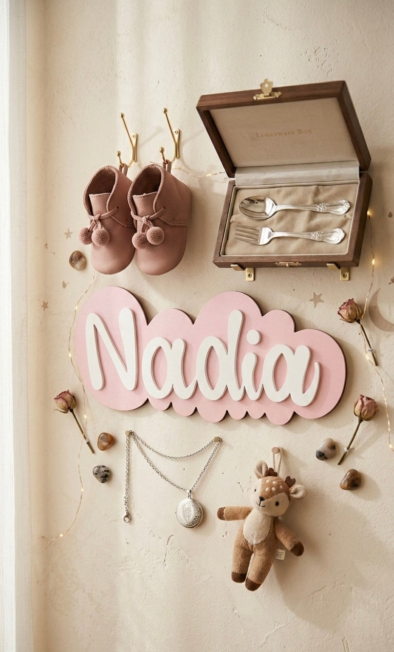Custom 3D Wooden Name Sign