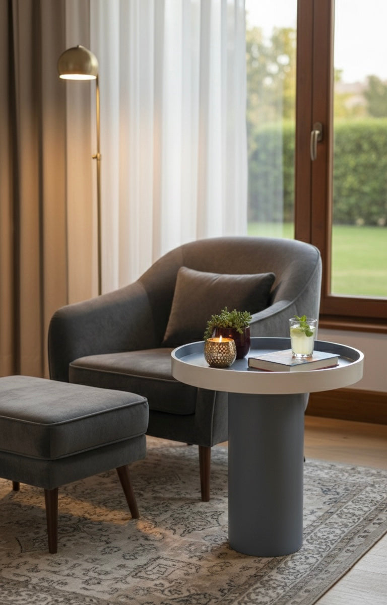 Nordic Cylindrical Side Table