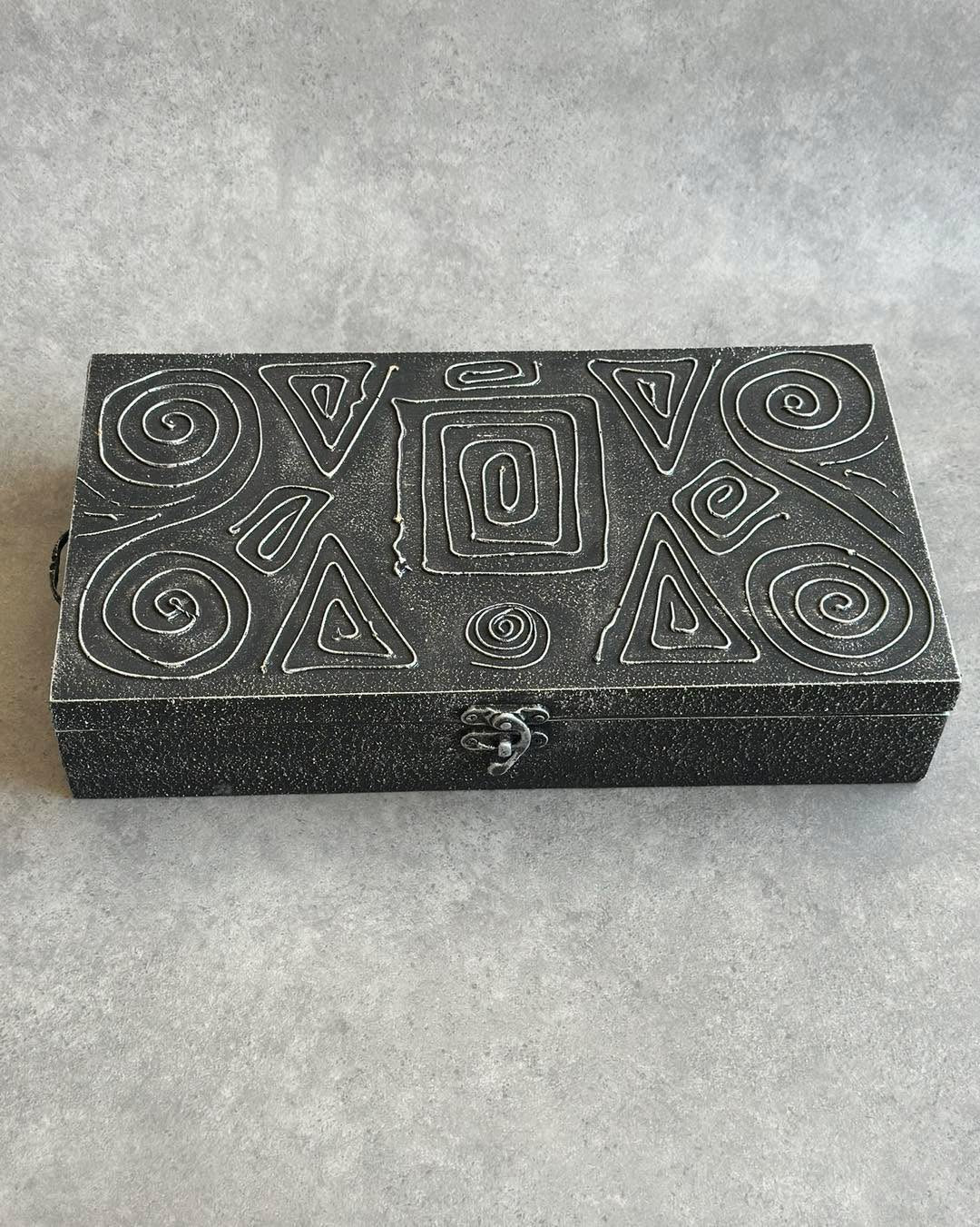 Signature Carved Tea Box