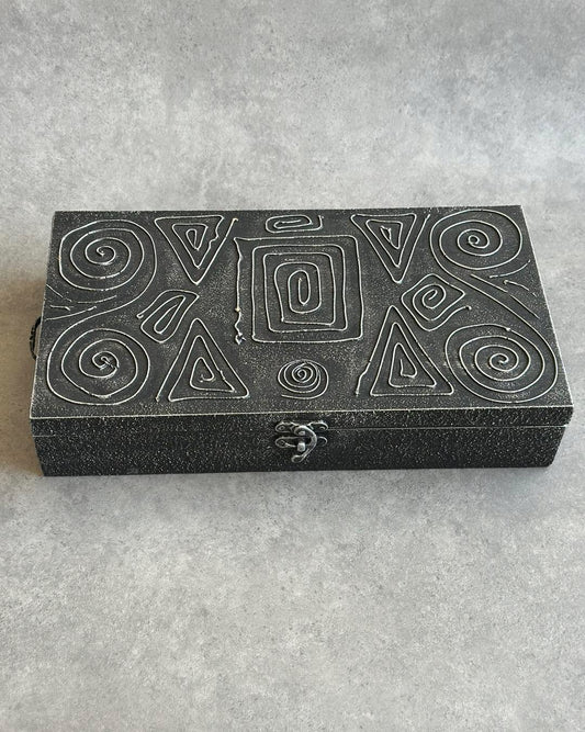 Signature Carved Tea Box