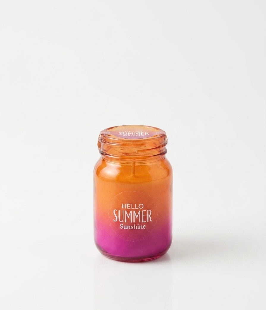 Mini Summer Sunshine Gradient Jar Candle