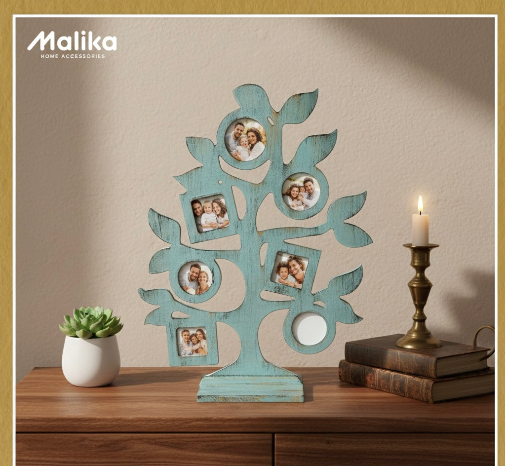 Tree of Life Vintage Wooden Multi-Frame