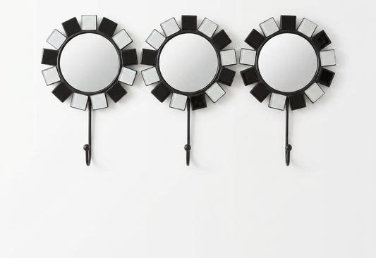 Connected Mosaic Mirror Wall Rack