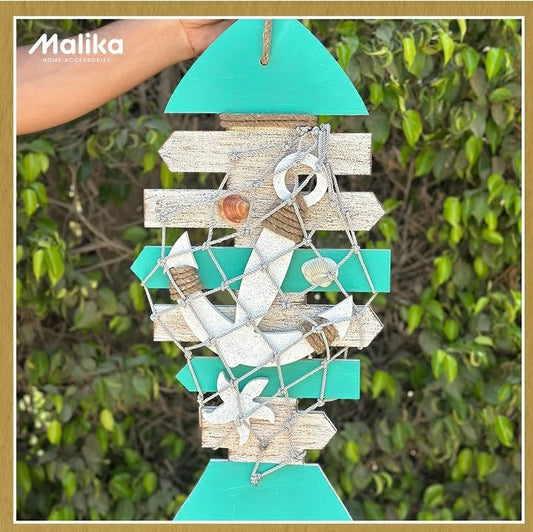 Artisanal Nautical Fish Wall Decor