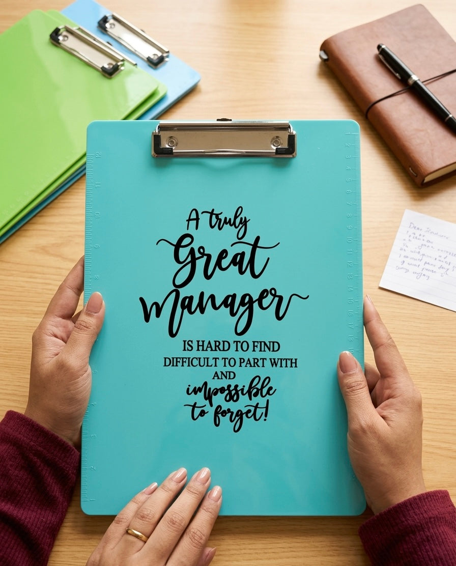 Acrylic Clipboards – Designs for Coaches, Managers, and Aunts