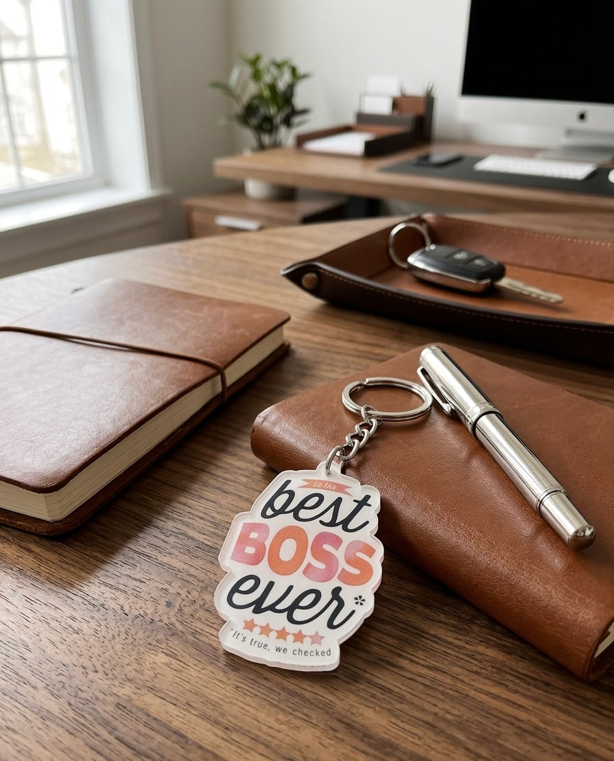 Custom Acrylic Sentiment Keychains