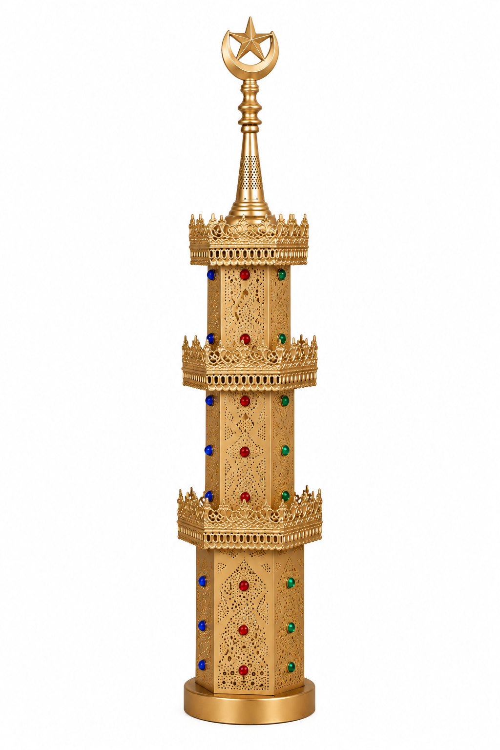 Handmade Copper Ma’azana Floor Lantern