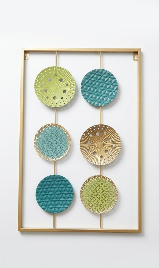 Artisanal Geometric Metal Wall Art