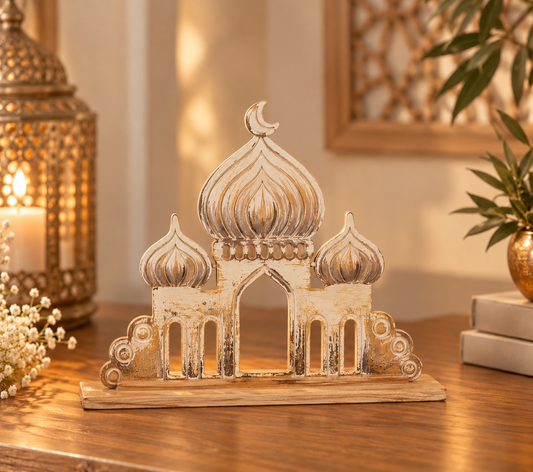 Artisan Mosque Domes: Timeless Islamic Tabletop Accent