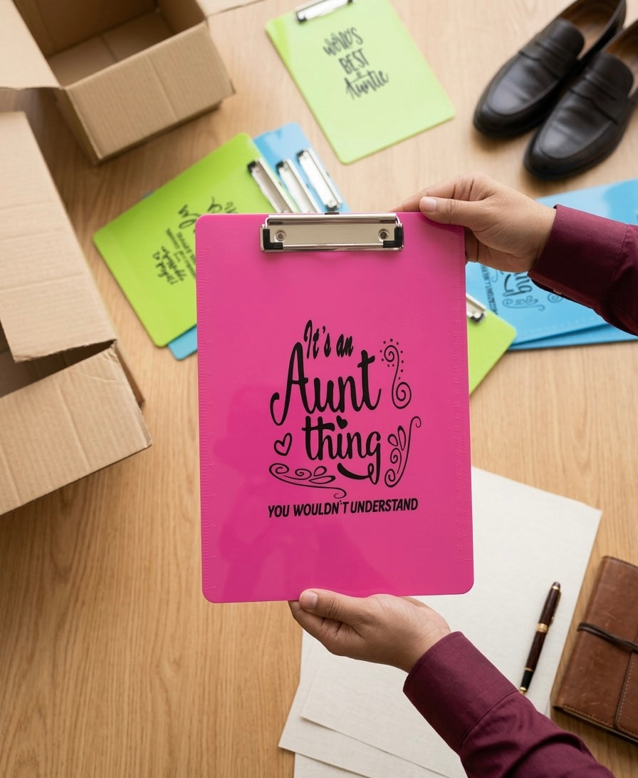 Acrylic Clipboards – Designs for Coaches, Managers, and Aunts
