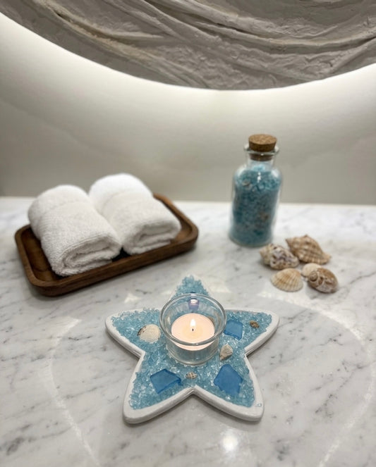 Coastal Starfish Tealight Candle Holder