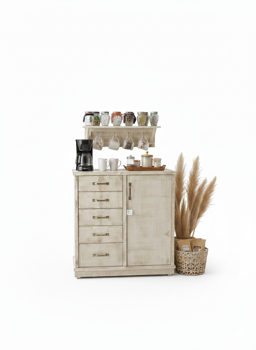 Shabby Chic Coffee Station