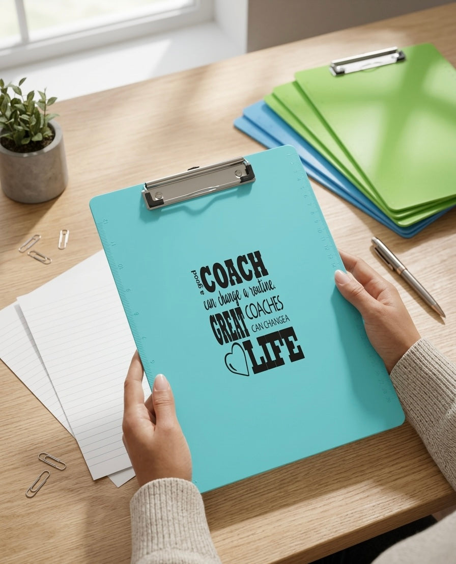 Acrylic Clipboards – Designs for Coaches, Managers, and Aunts