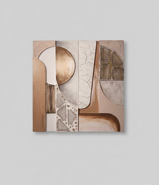 Modern Mixed-Media Wall Art