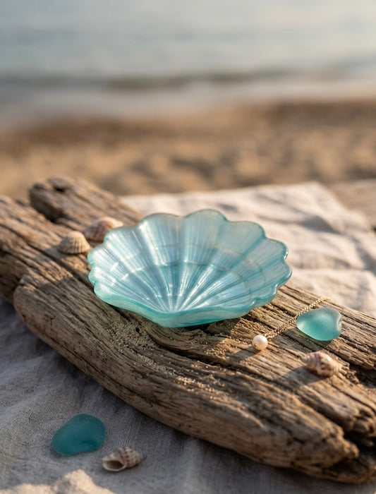 Iridescent Shell Trinket Dish