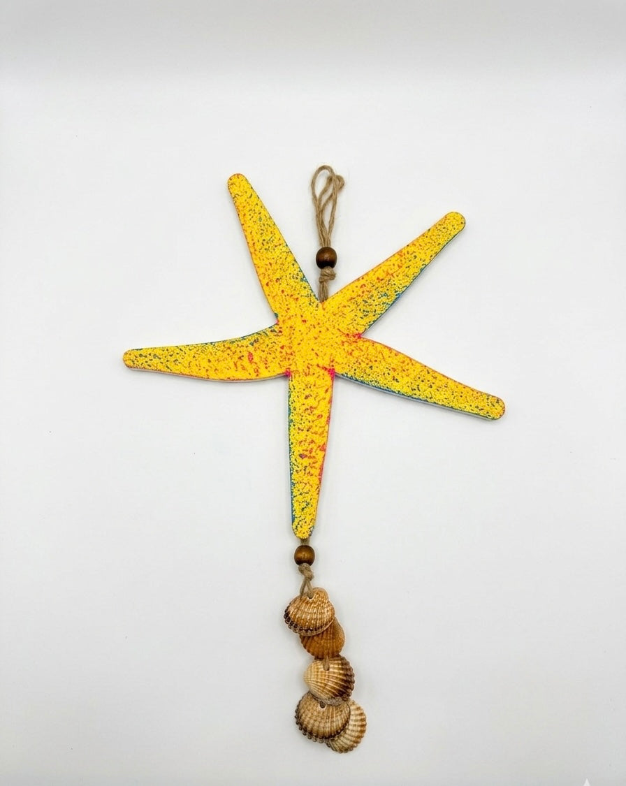 Starfish & Seashell Wall Hanging