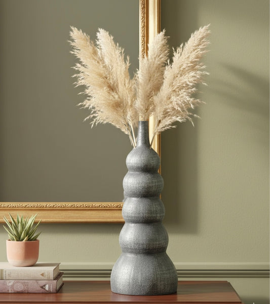 Industrial Chic Ribbed Totem Vase