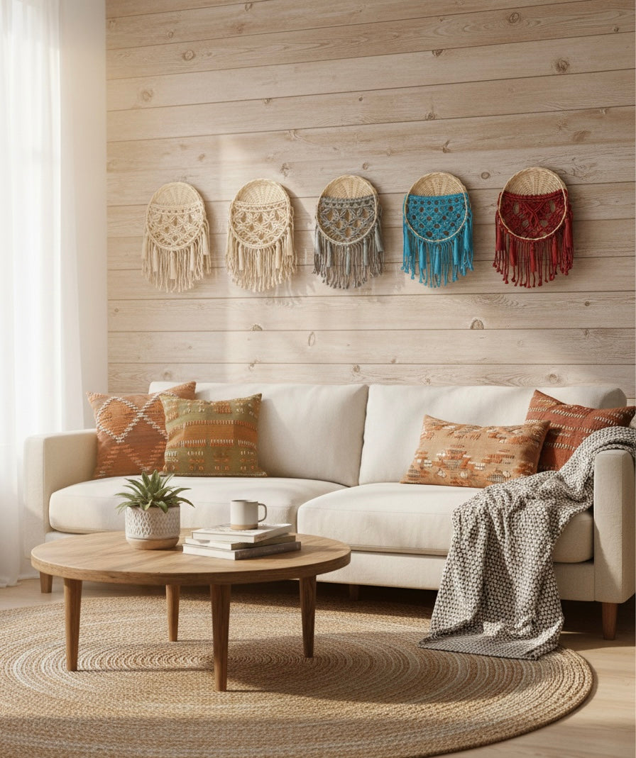 Bohemian Macramé Woven Wall Art