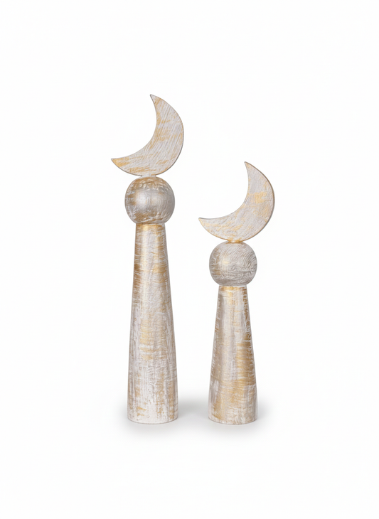 Arabesque Moon Finial Set