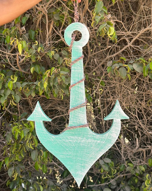 Rustic Nautical Anchor Wall Decor
