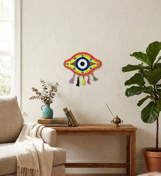 Handmade Evil Eye Wall Hanging
