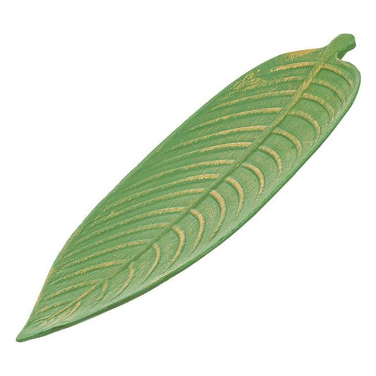 Verdant Leaf Decorative Tray