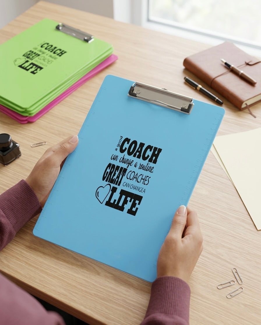 Acrylic Clipboards – Designs for Coaches, Managers, and Aunts