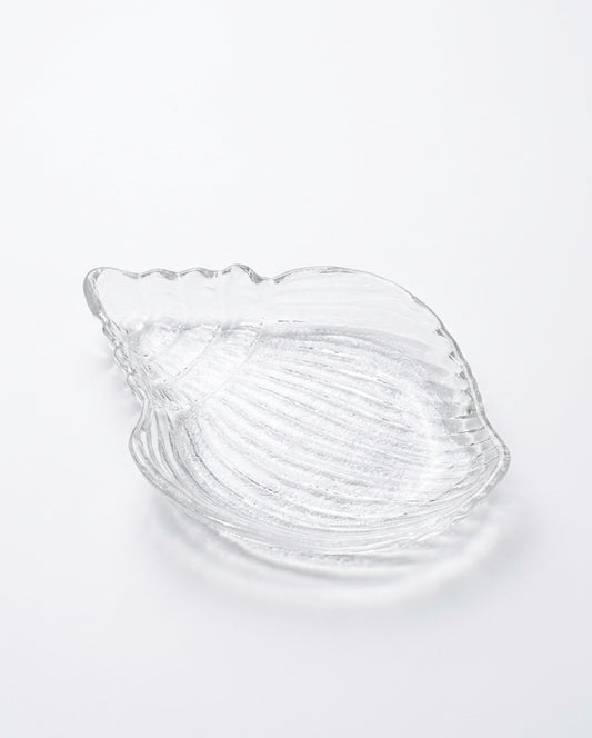 Artisanal Glass Shell Decorative Dish