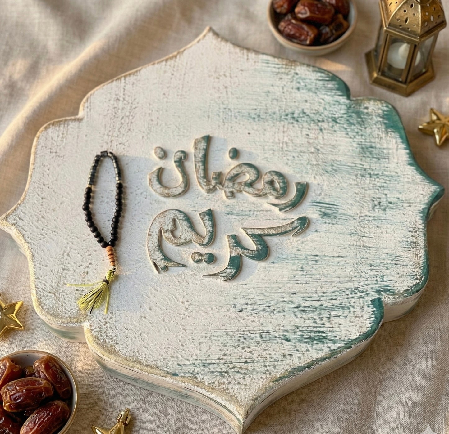 Artisan Distressed Calligraphy Keepsake