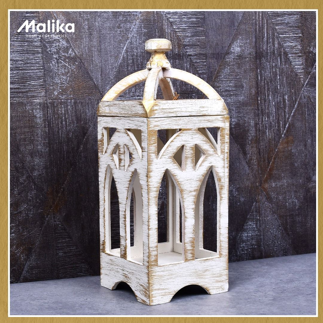 Azure Arched Lantern Decor
