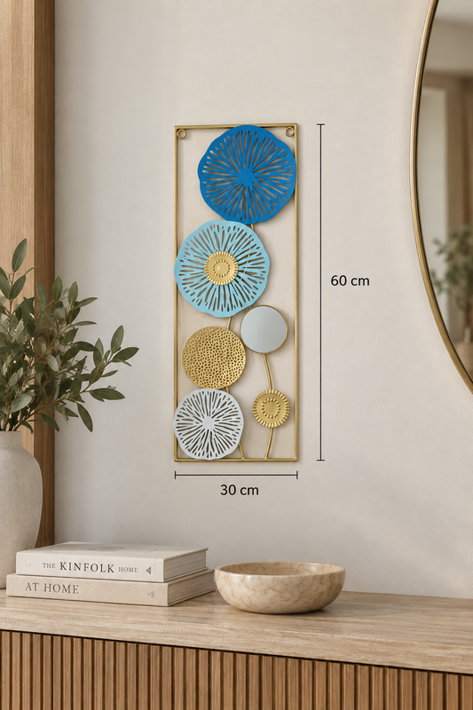 Botanical Bloom Metallic Wall Art