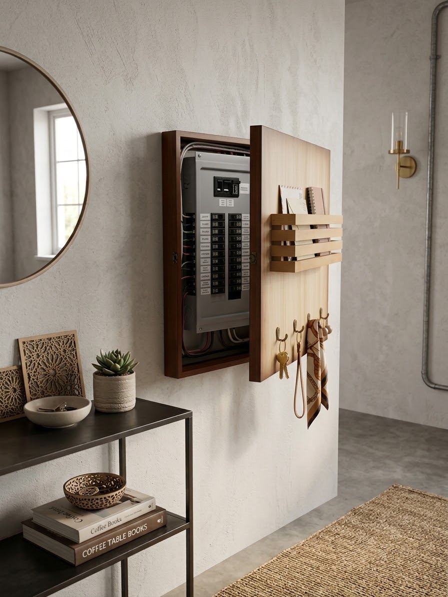 Decorative Electrical Panel Cover & Wall Organizer (60x60 cm)