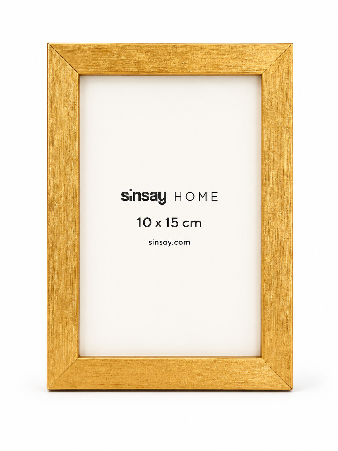 Elegant Textured Gold Photo Frame – 10×15 cm