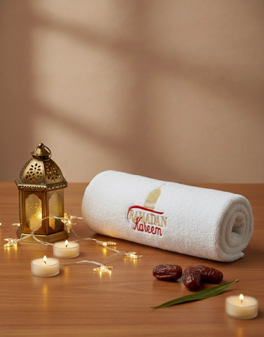 Ramadan Kareem Embroidered Hand Towel