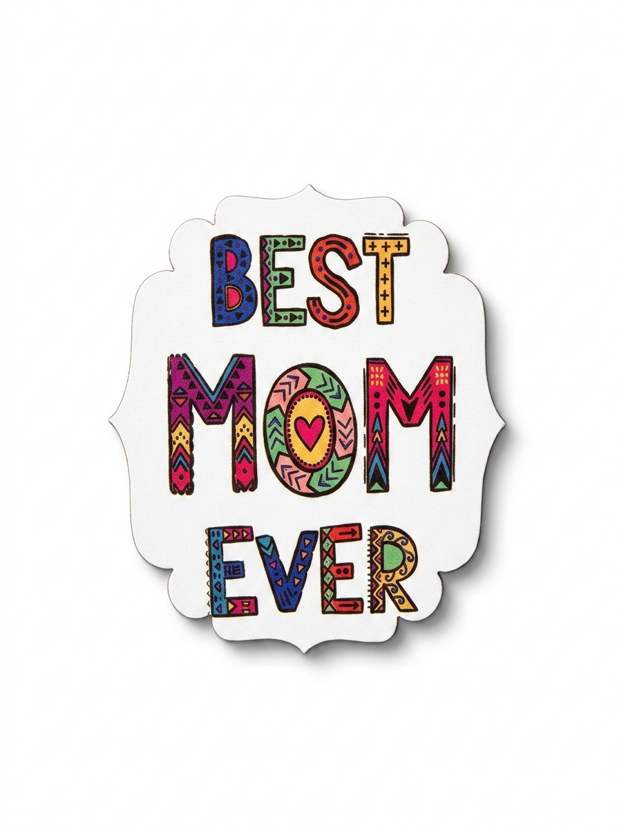Wooden Mother's Day Mini Fridge Magnets