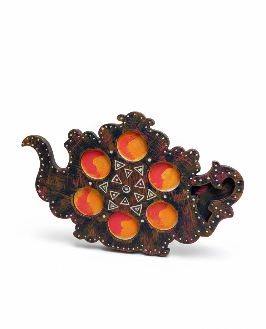 Elegant Handcrafted Arabesque Serving Tray