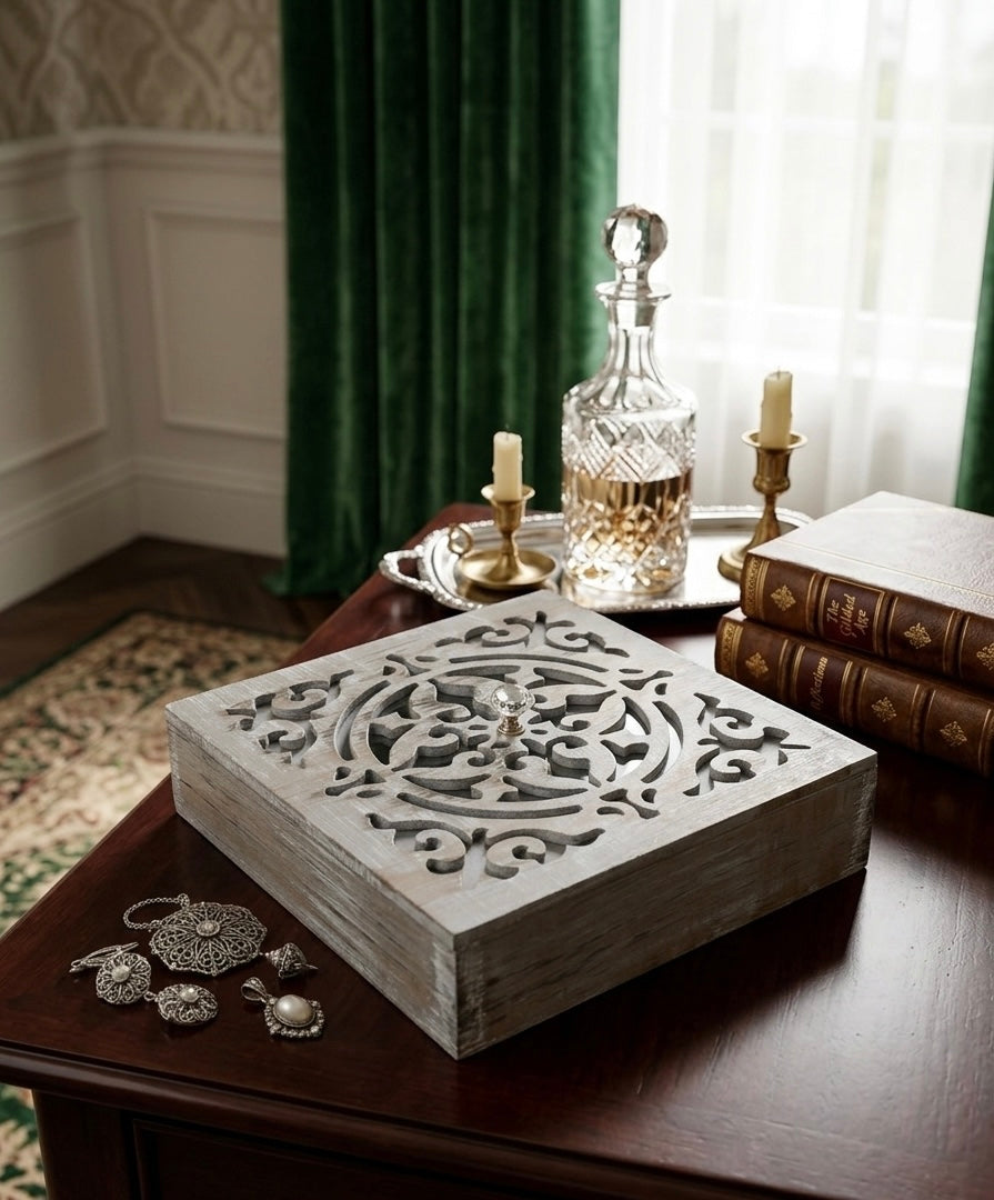 Antique Arabesque Multi-Purpose Decorative Box