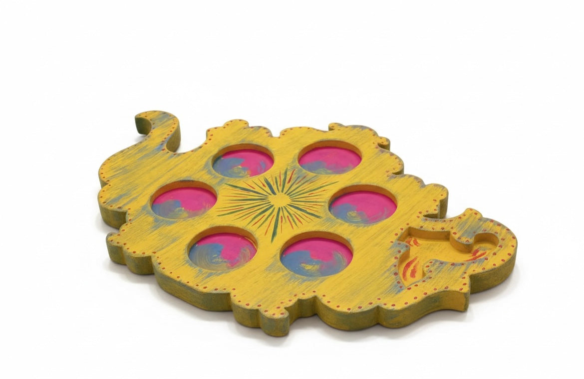 Elegant Handcrafted Arabesque Serving Tray